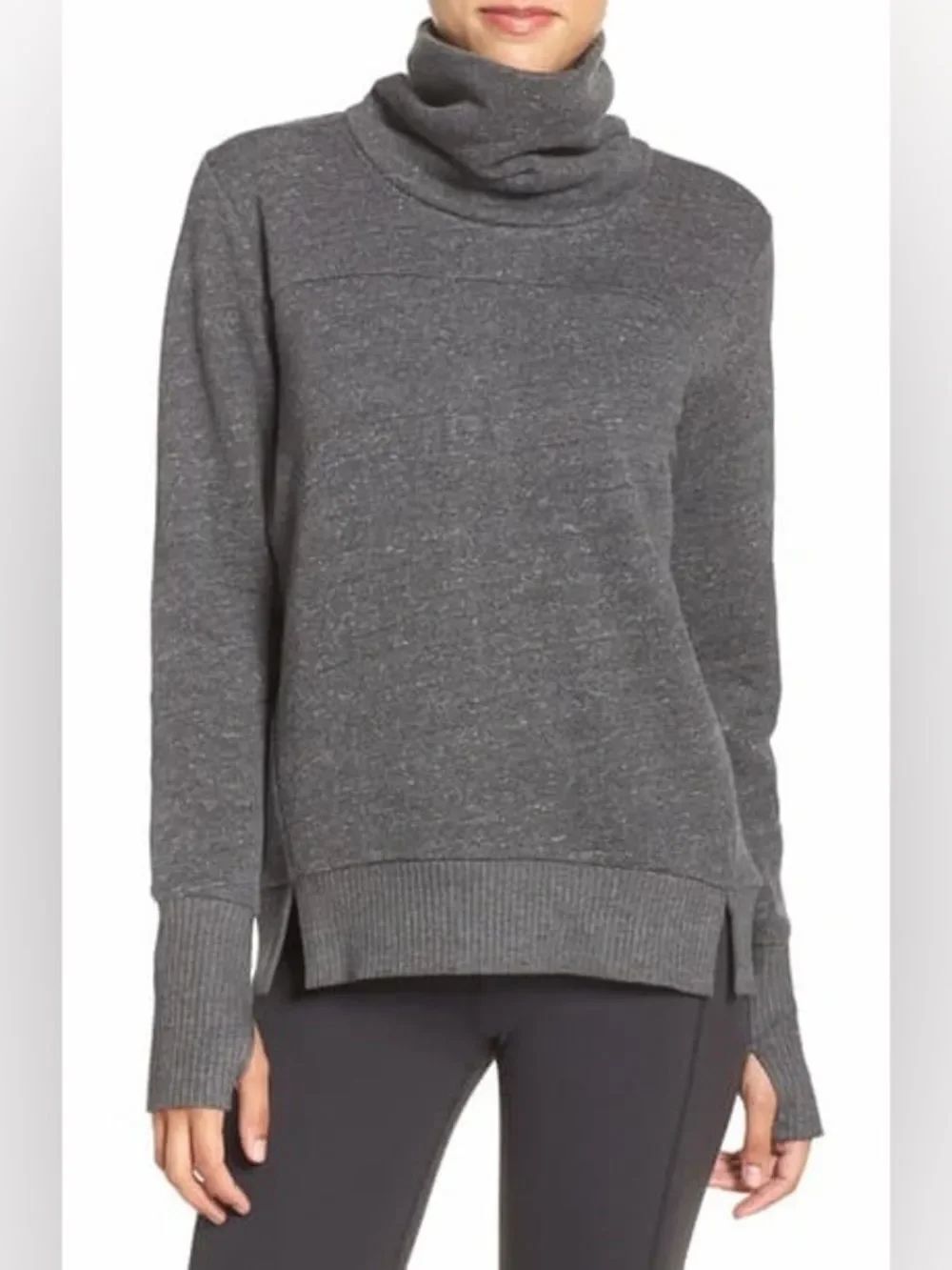 Alo Yoga Haze Cowl Neck Sweater Sz S